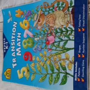 Grades K-1 transition math workbook